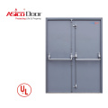 ASICO UL Listed Fire Rated Double Leaf Swing Hotel Doors For Commercial